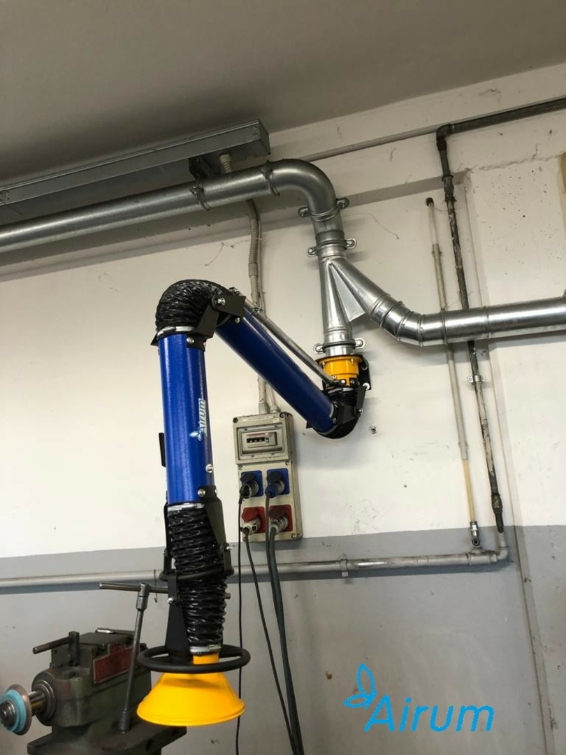 BRACCIO DI ASPIRAZIONE BLU