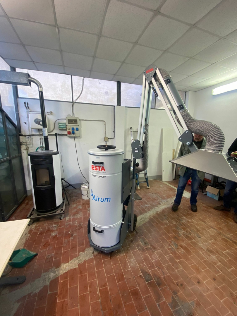 aspiratore trucioli legno