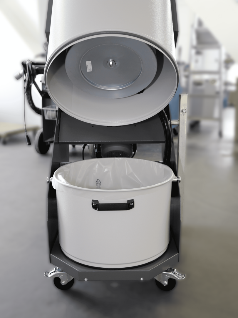 bidone raccolta polveri