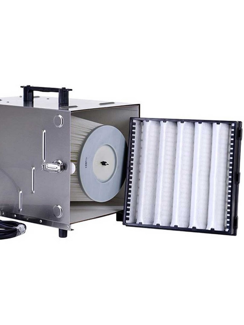Sistema filtrante completo di prefiltro e filtro assoluto HEPA