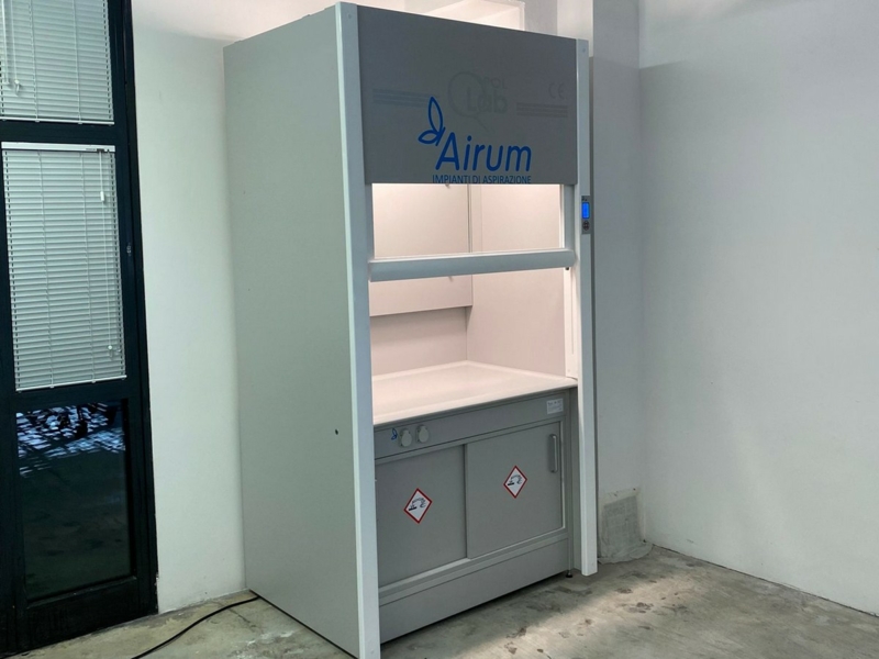 Cappa chimica da laboratorio per l'industria ottica